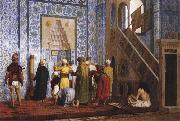 Jean - Leon Gerome The Blue Mosque oil painting reproduction